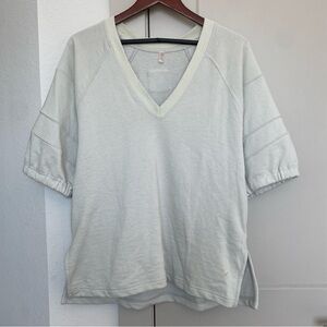 FREE PEOPLE MOVEMENT ON THE RUN SET TOP (ONLY) LIGHT BLUE WOMEN’S SMALL